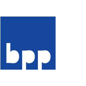 Blaues bpp Logo
